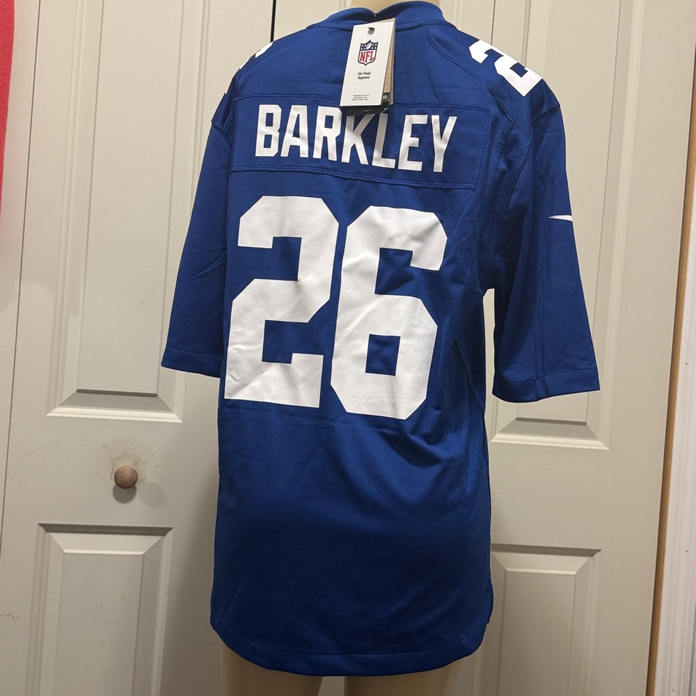 Nike Men's Royal Blue and White Jersey - Picture 6 of 11